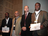 Award ceremony: Boniface Ngah Epo and Flaubert Mbiekop receive African Public Policy Awards (2+3)