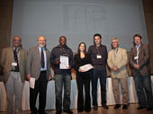 Award ceremony: winners of IIPF Young Economists Awards Jos C.A. Kimou, Emilie Caldeira, Grgoire Rota-Graziosi